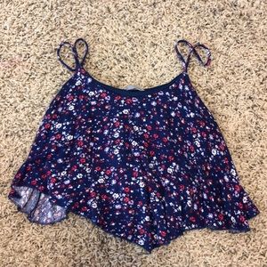 floral crop top